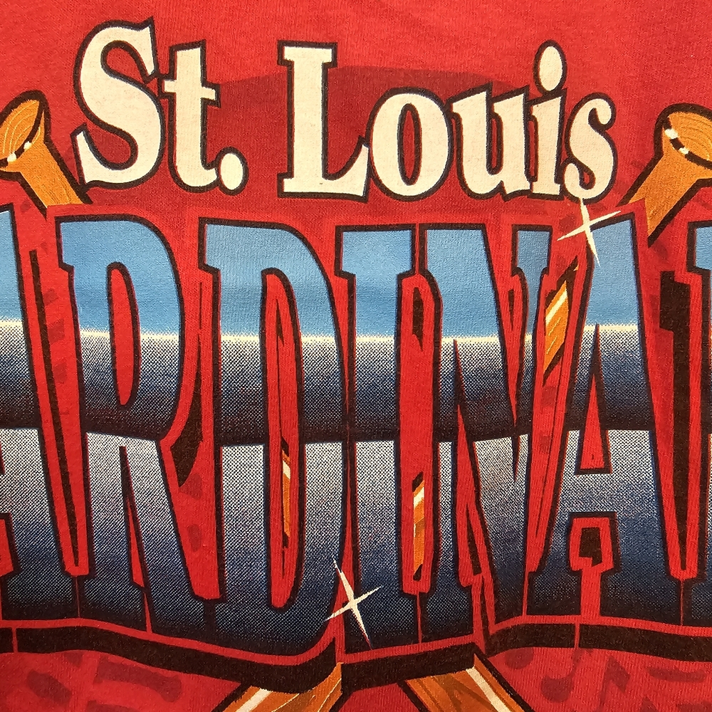 Vintage 90s St. Louis Cardinals Baseball T-Shirt Large - Picture 6 of 7